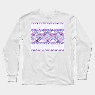 Abstract watercolor flowers Long Sleeve T-Shirt